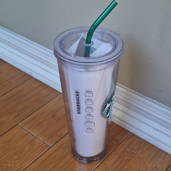 Starbucks Disneyland 24oz Venti Cold Cup Tumbler Clear Lid/Straw 2020 Limited - Picture 4 of 8